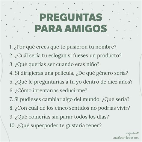 preguntas interesantes para conocer a alguien|Las 50 mejores preguntas para conocer mejor a。